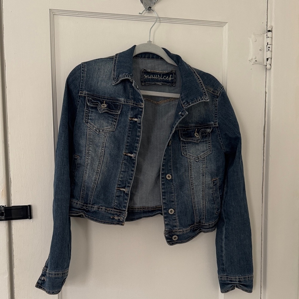 Maurices Dark Blue Jean Jacket
